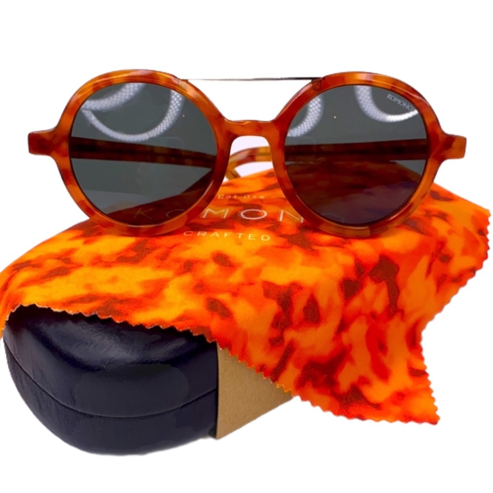 New KOMONO Vivien Caramel Demi New Sunglasses tortoise - Picture 4 of 15